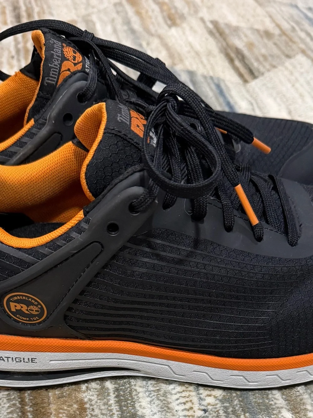 Timberland Black and Orange Casual Trainers